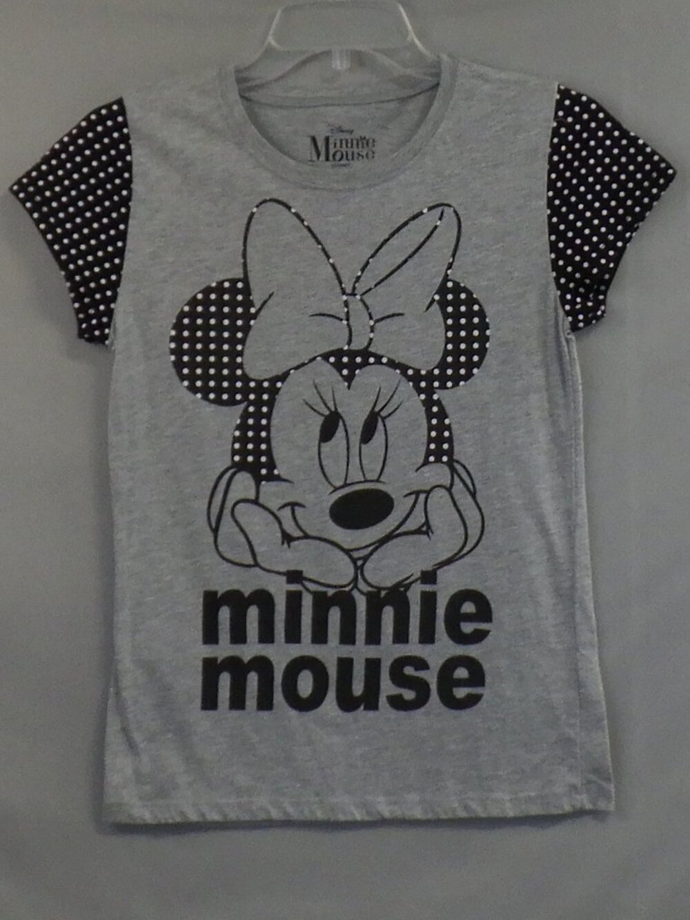 Disney Girls Minnie Mouse Polka Dot Short Sleeve T-Shirt A735